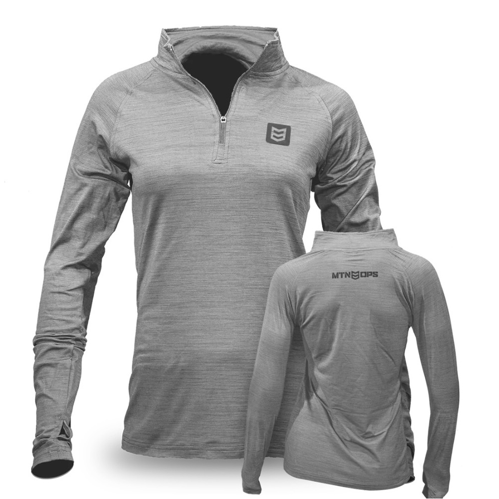 Grey mountain ops prevail 1/4 zip